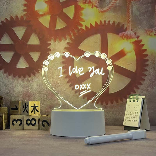 Luminous Message Board for Desk - LED Light-Up